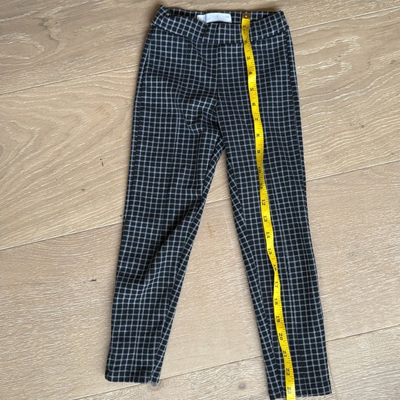 Zara Kids Black and White Pull On Checkered Pattern Leggings size 6 years - Picture 8 of 10